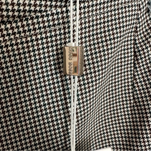 NWT Hugo Boss Stretch Wool Slim-fit Faux Wrap Pencil Skirt - Picture 6 of 12